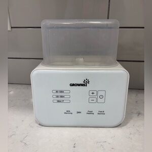 Grownsy White Baby Bottle Warmer- Fits 2 Bottles!